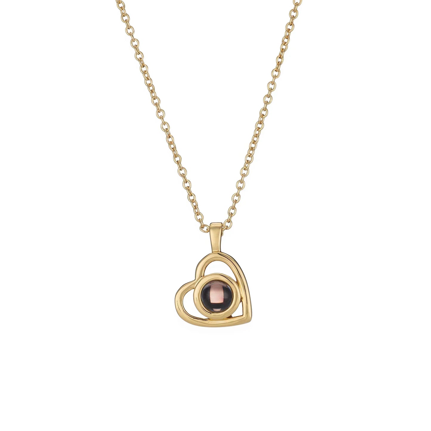 Personalised Heart Photo Necklace