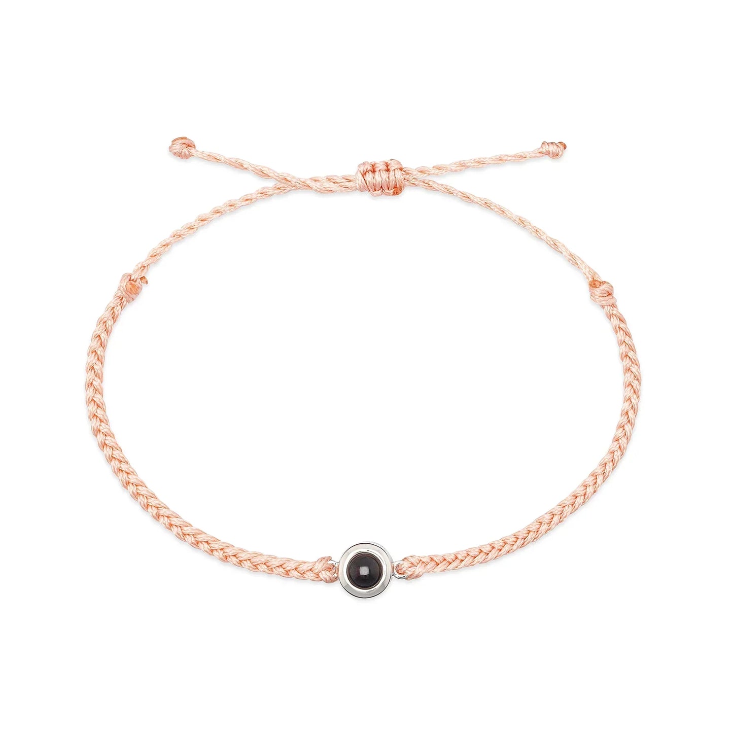 Personalised Circle Photo Bracelet