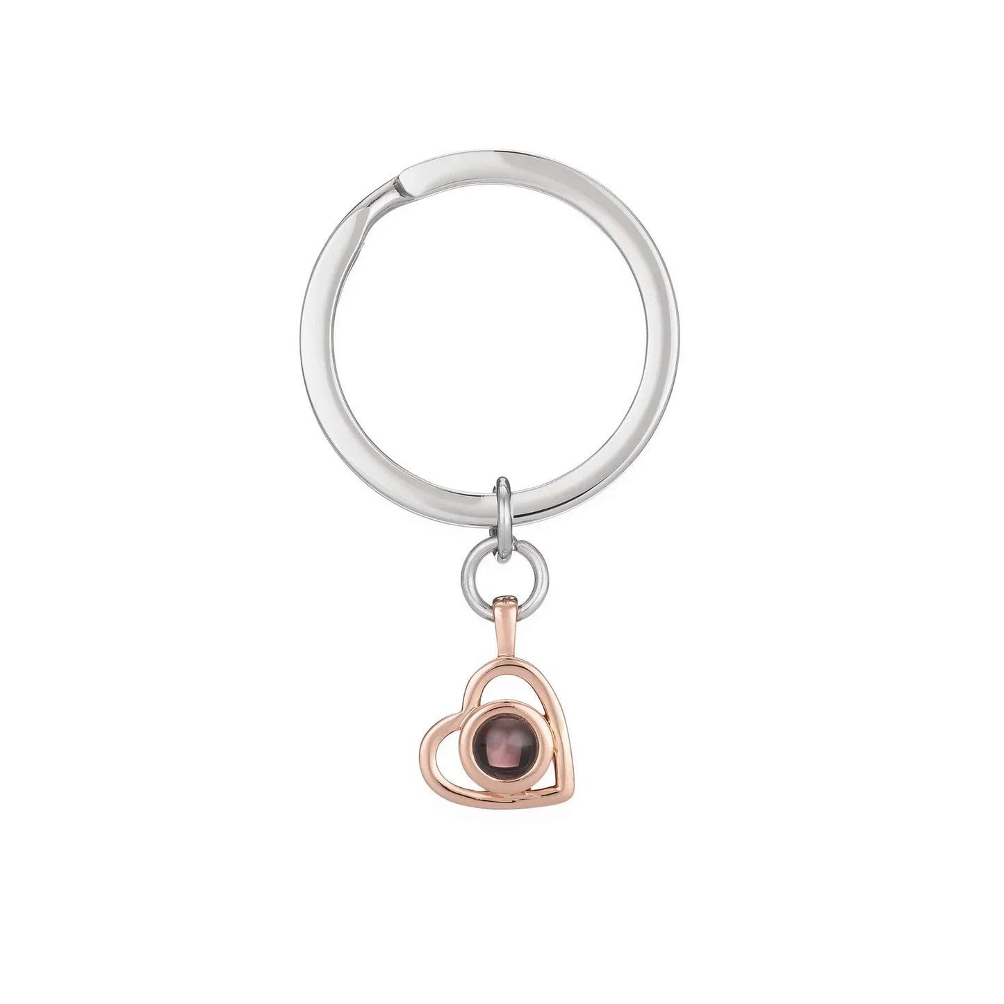 Personalised Heart Photo Keychain