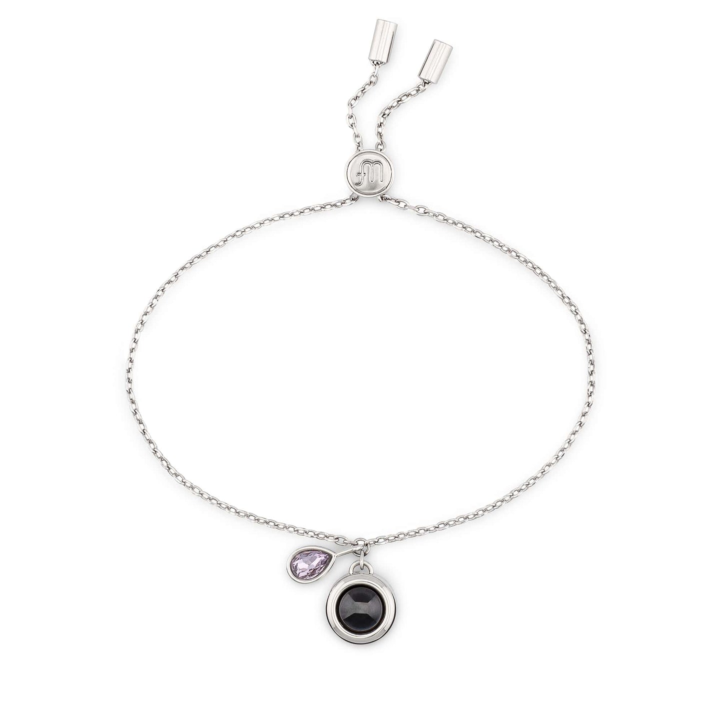 Personalised Birthstone Slider Bracelet