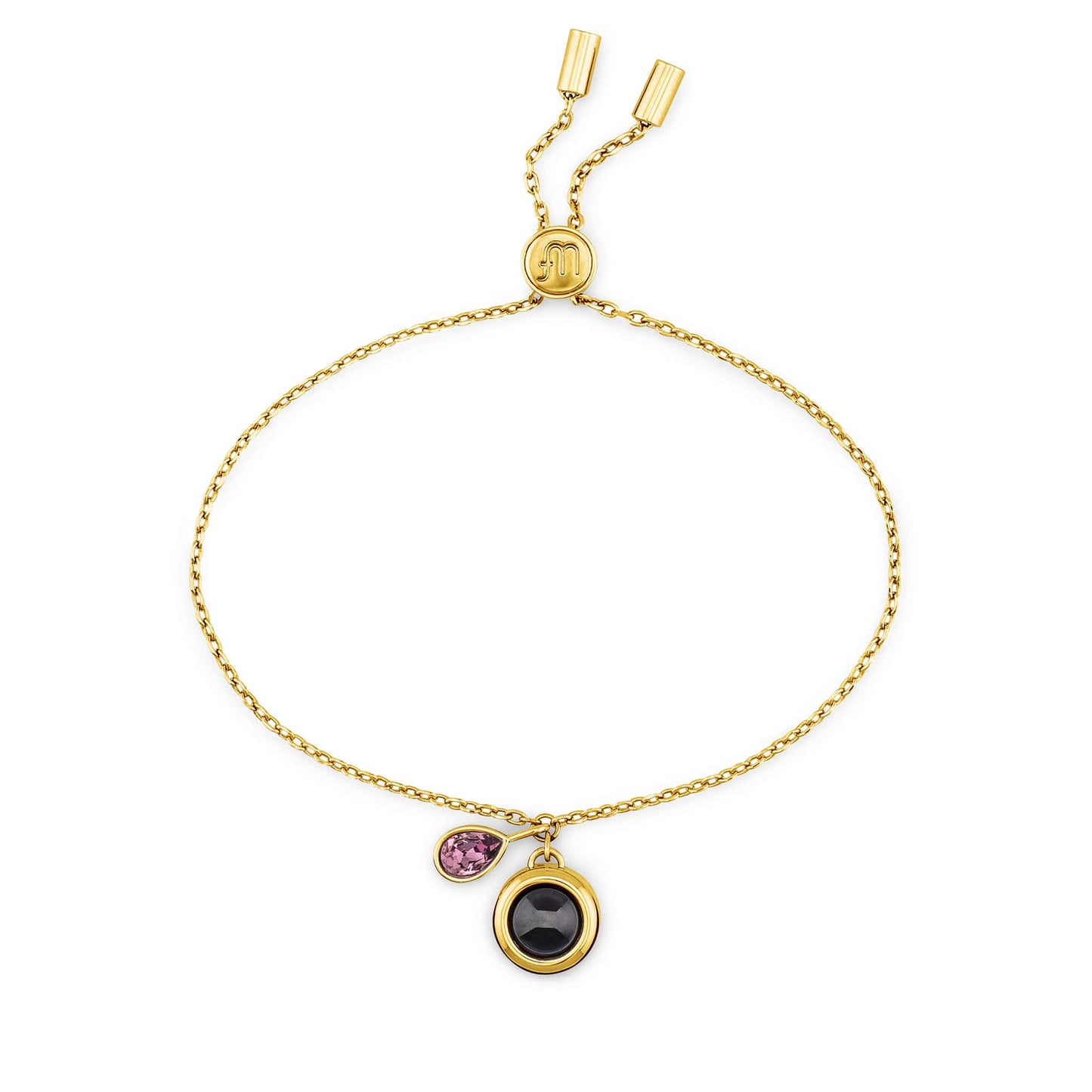 Personalised Birthstone Slider Bracelet