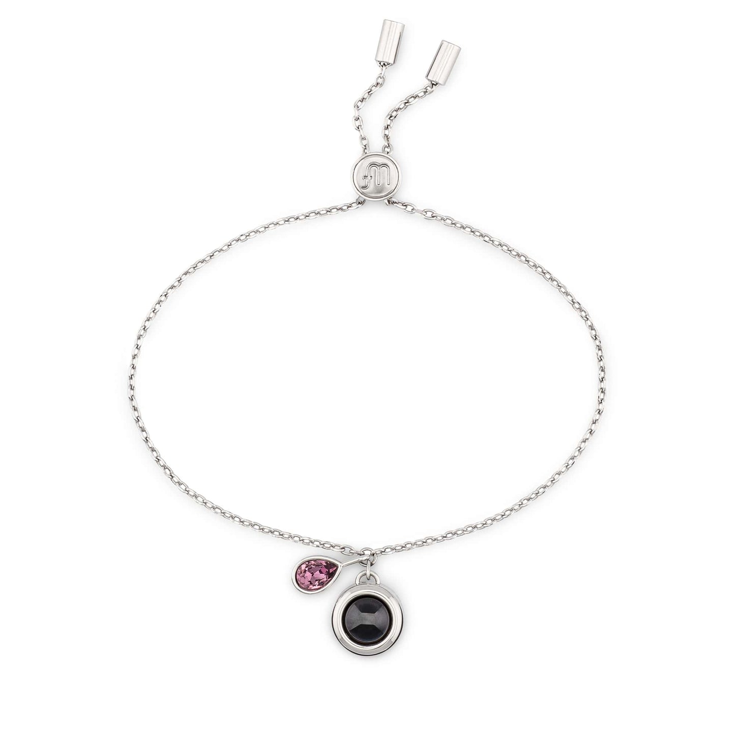 Personalised Birthstone Slider Bracelet