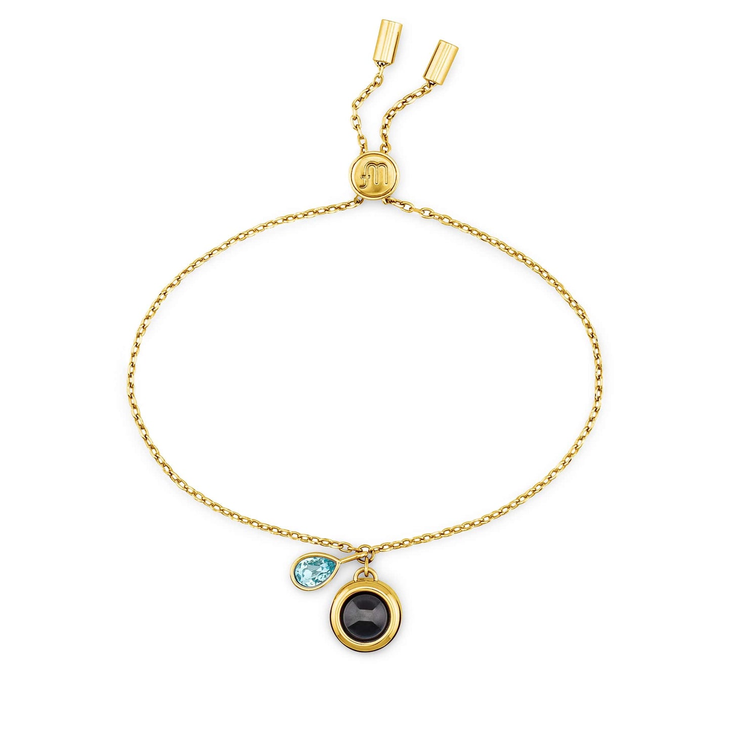 Personalised Birthstone Slider Bracelet