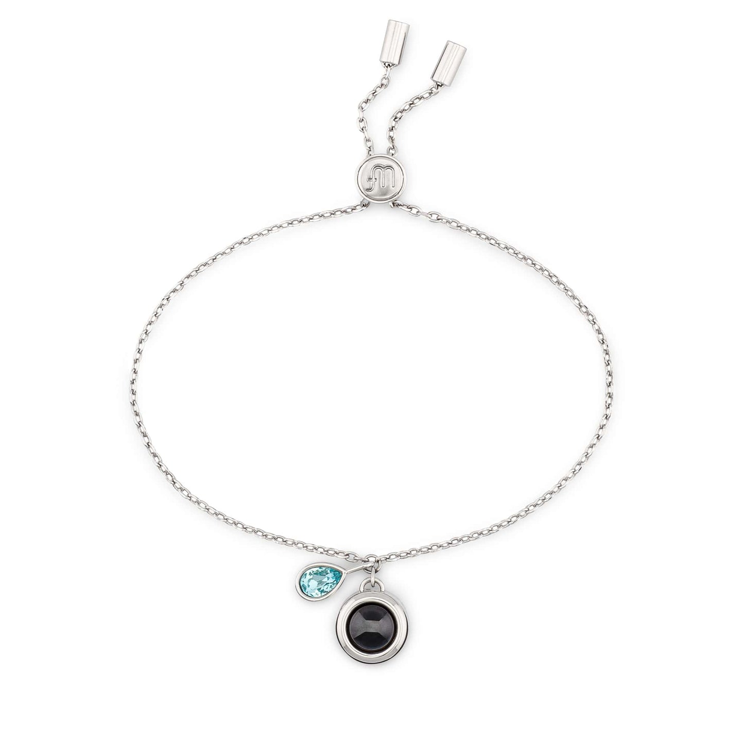 Personalised Birthstone Slider Bracelet