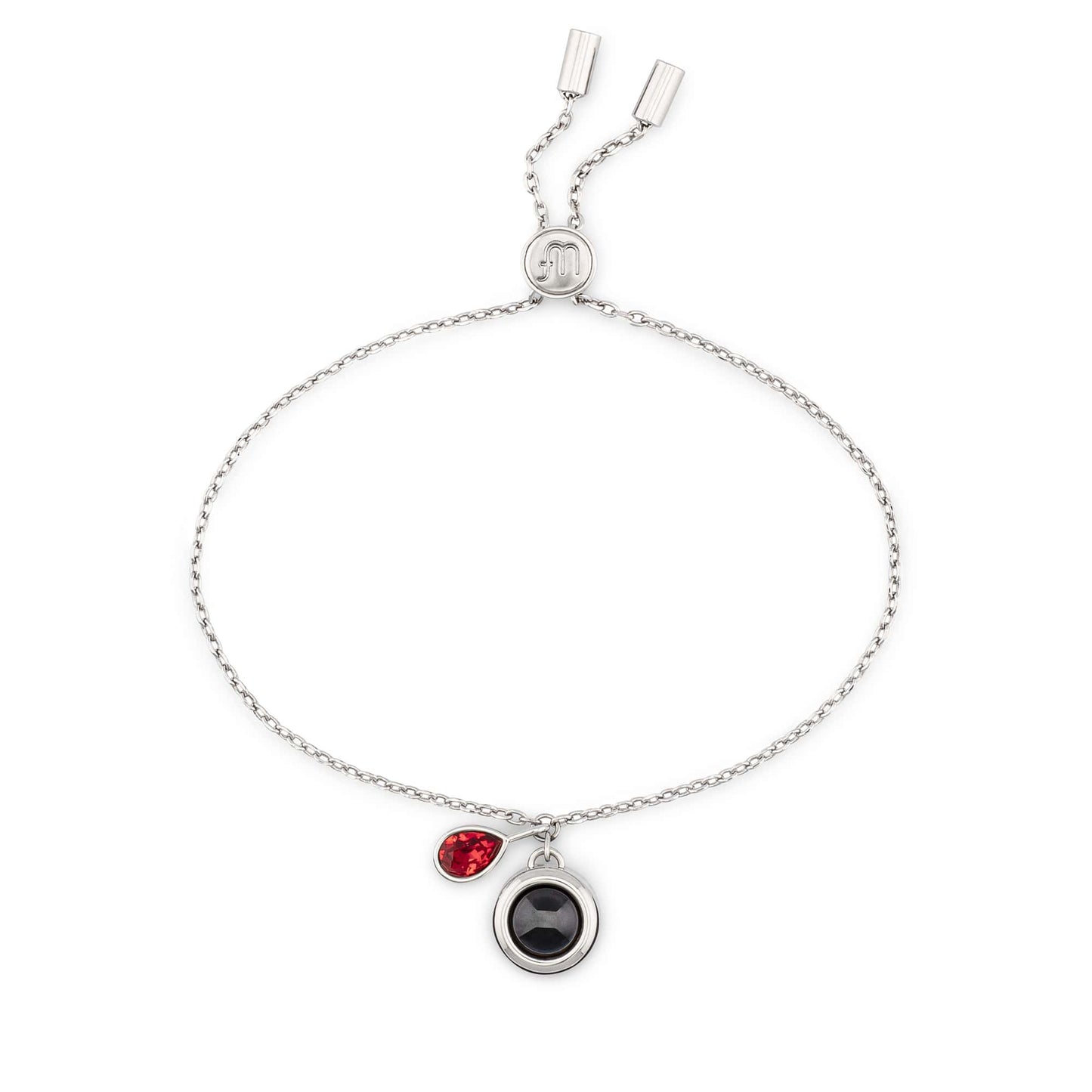 Personalised Birthstone Slider Bracelet