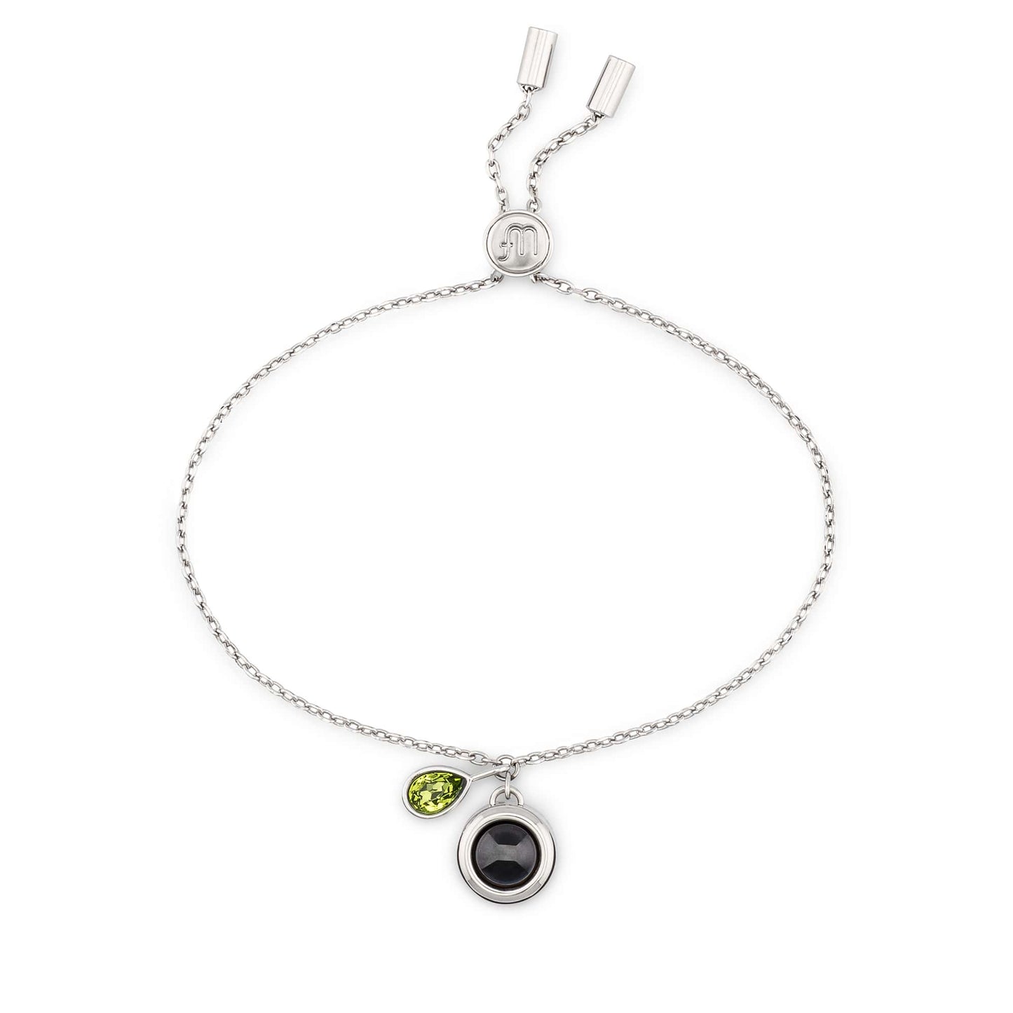 Personalised Birthstone Slider Bracelet