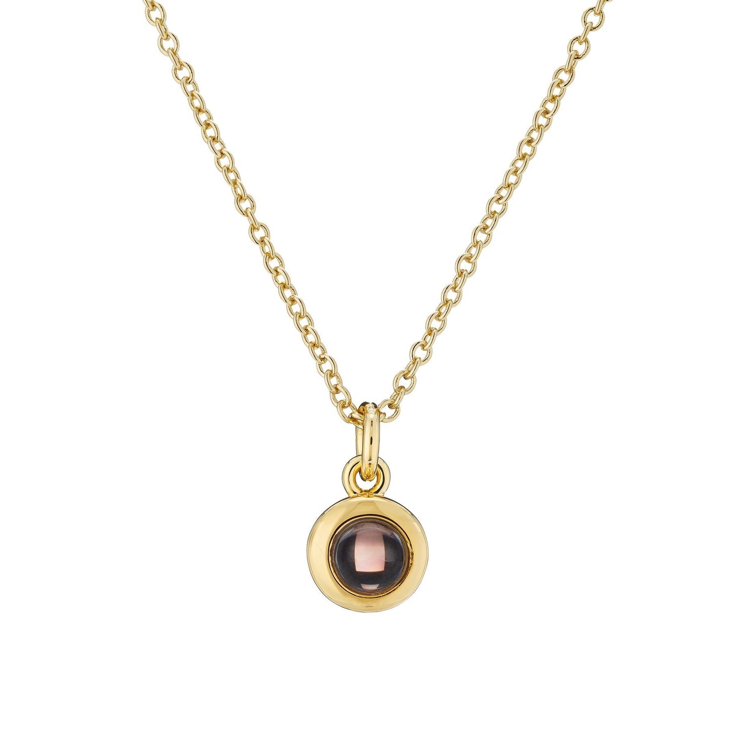 Personalised Circle Photo Necklace