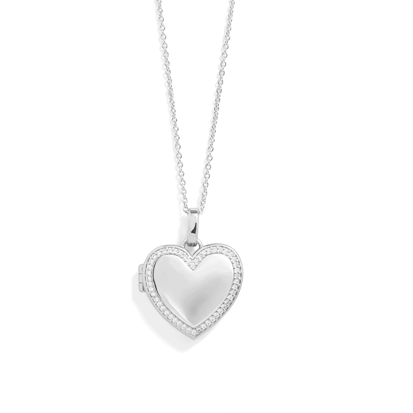 Personalised Heart Locket Necklace