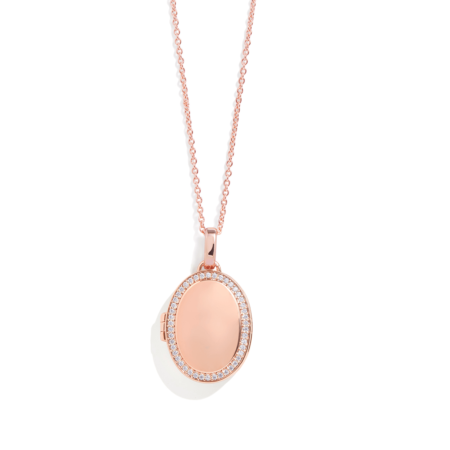 Personalised Oval Locket Necklace