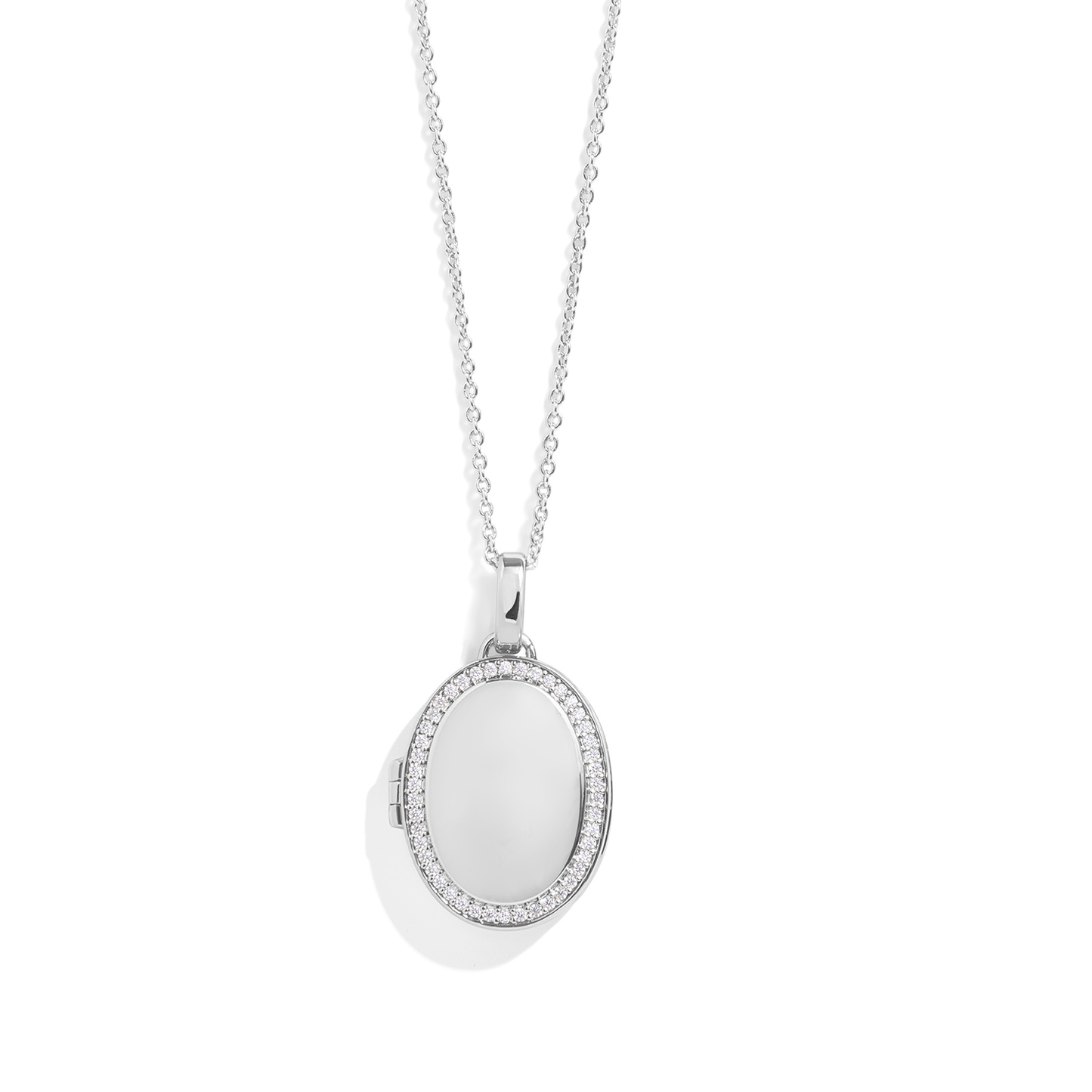 Personalised Oval Locket Necklace