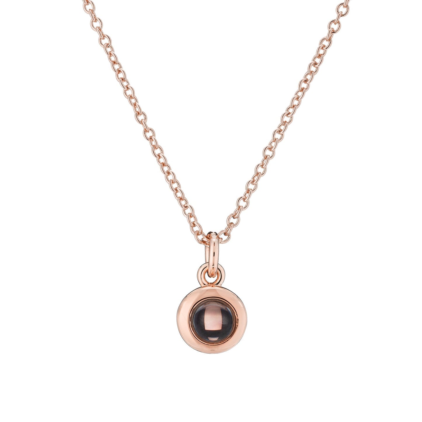 Personalised Circle Photo Necklace