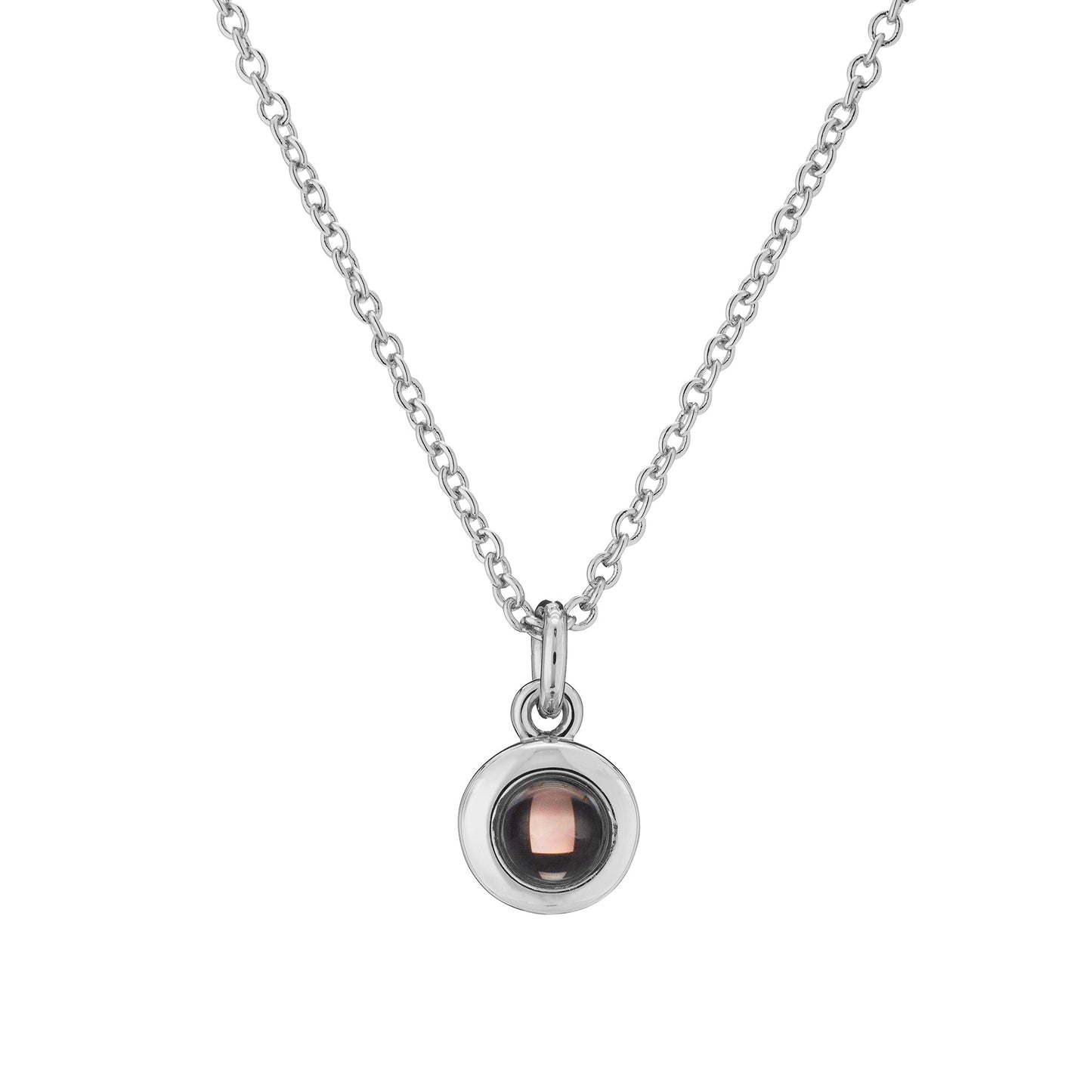 Personalised Circle Photo Necklace