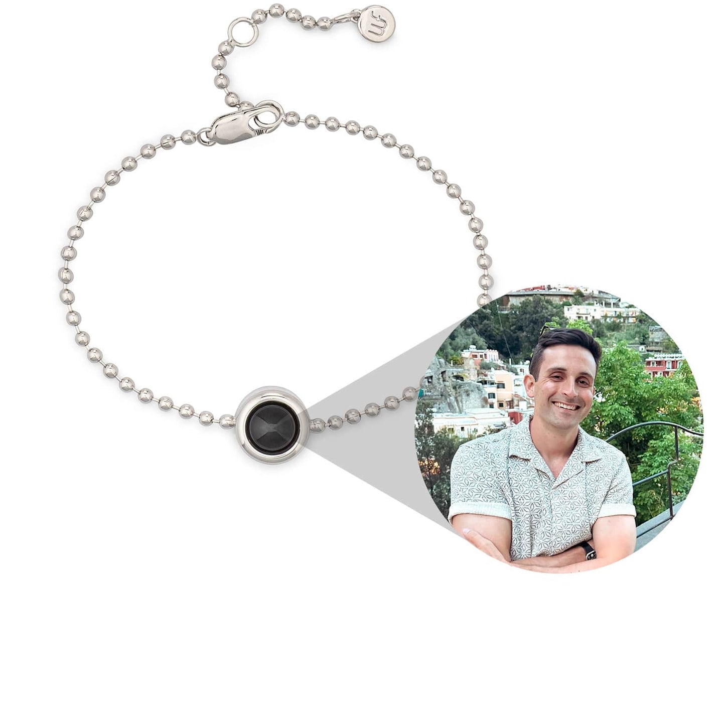 Personalised Ball Shot Photo Bracelet