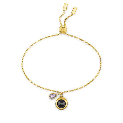 Personalised Birthstone Slider Bracelet