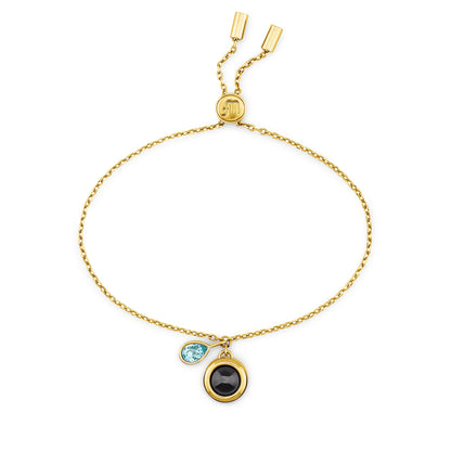 Personalised Birthstone Slider Bracelet