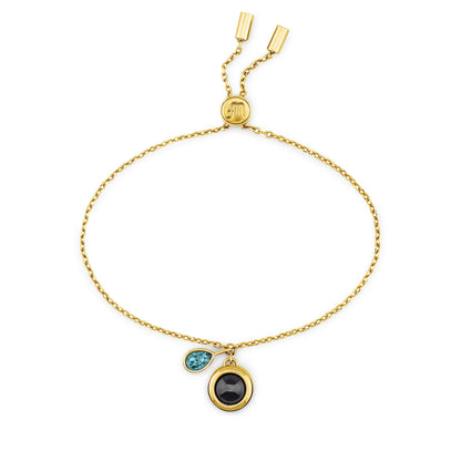 Personalised Birthstone Slider Bracelet