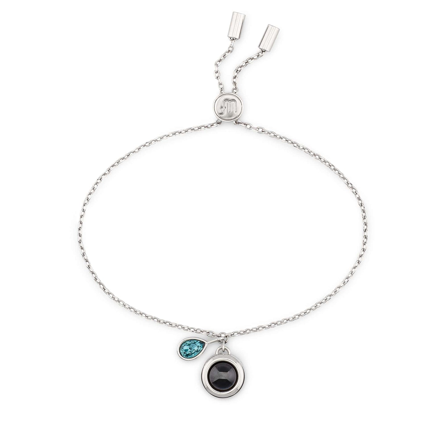 Personalised Birthstone Slider Bracelet