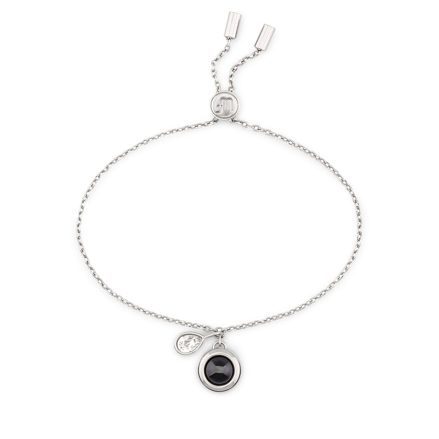 Personalised Birthstone Slider Bracelet