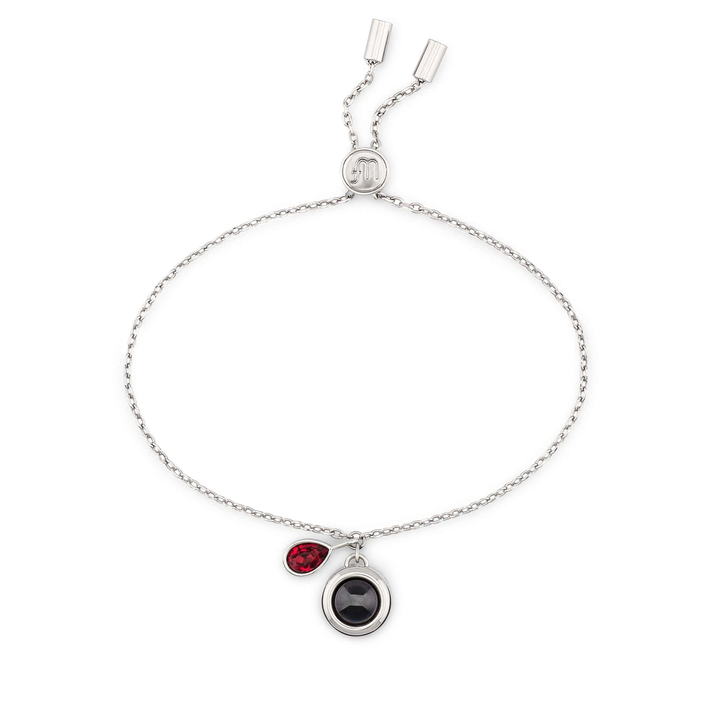 Personalised Birthstone Slider Bracelet