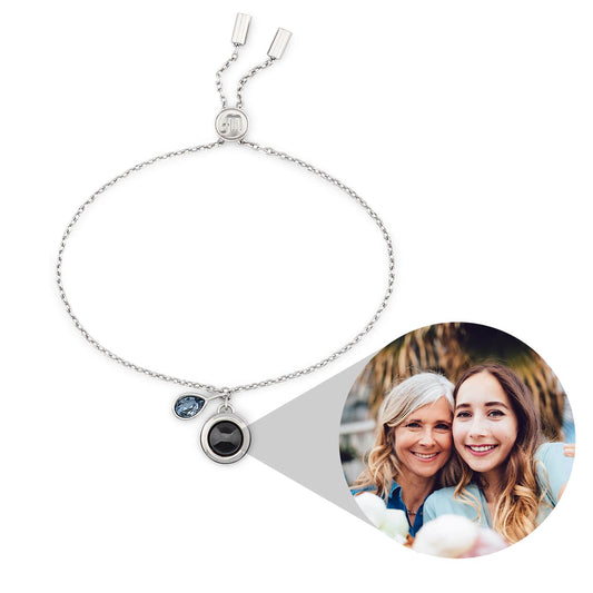 Personalised Birthstone Slider Bracelet