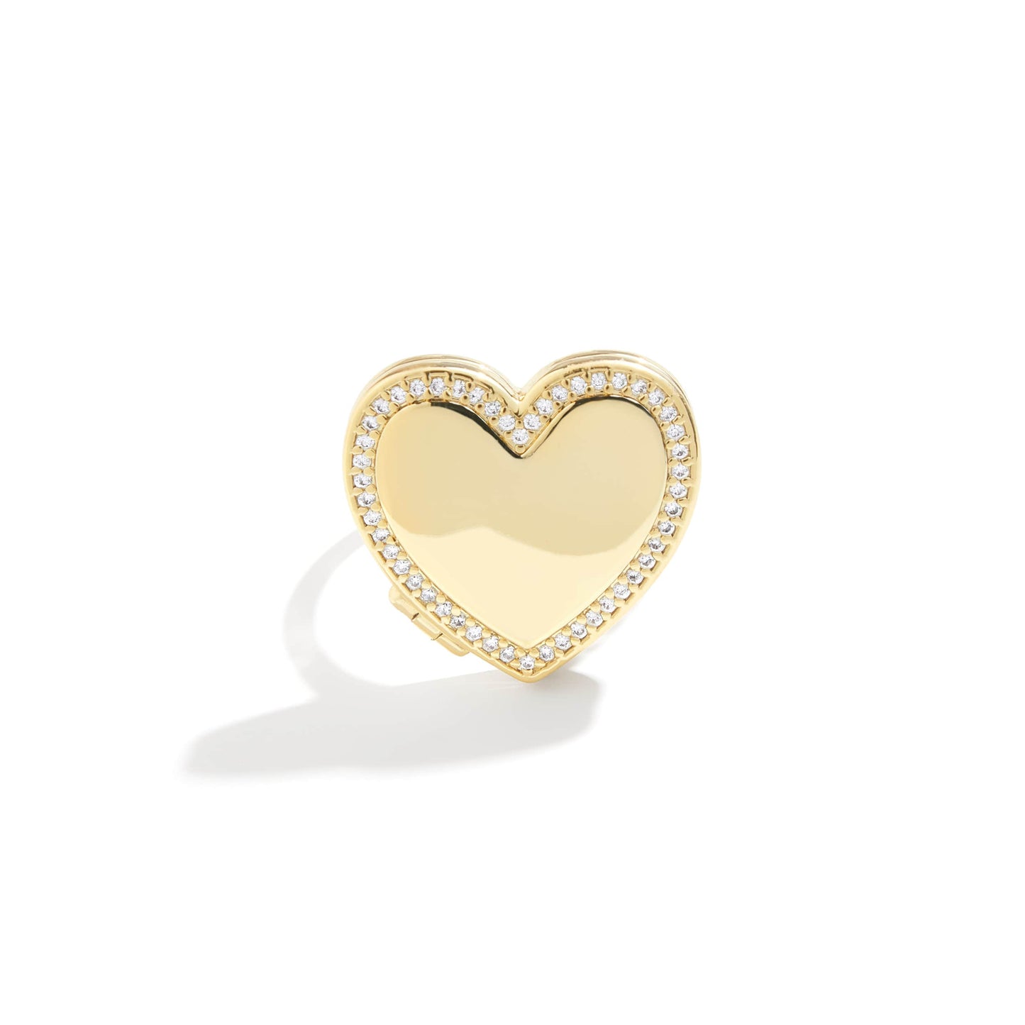 Personalised Heart Locket Ring