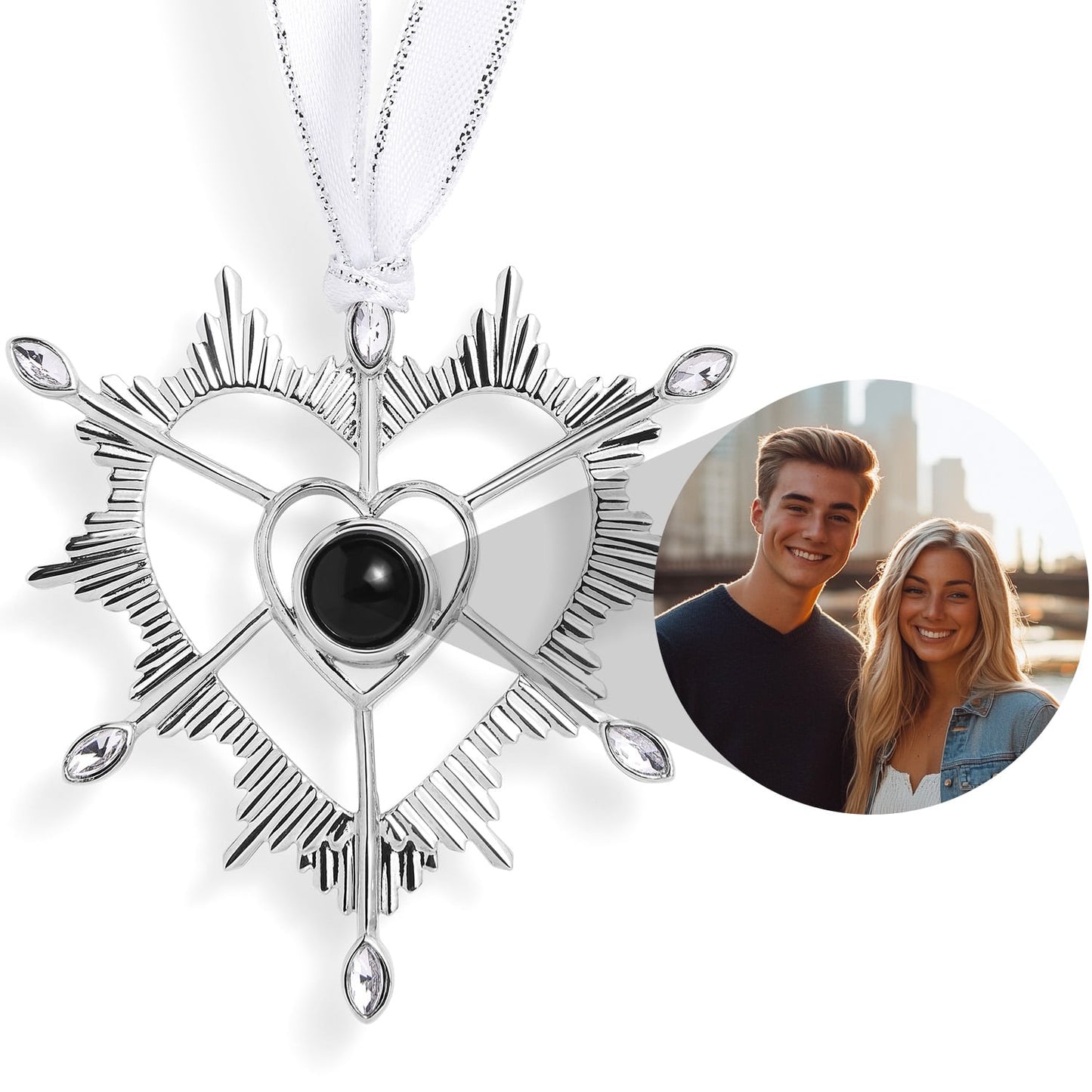 Personalised Sacred Heart Ornament