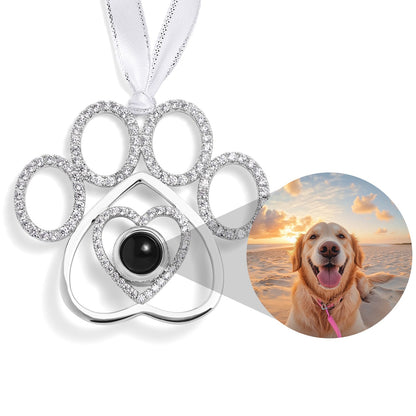 Personalised Paw Photo Ornament