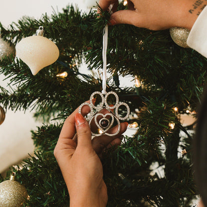 Personalised Paw Photo Ornament